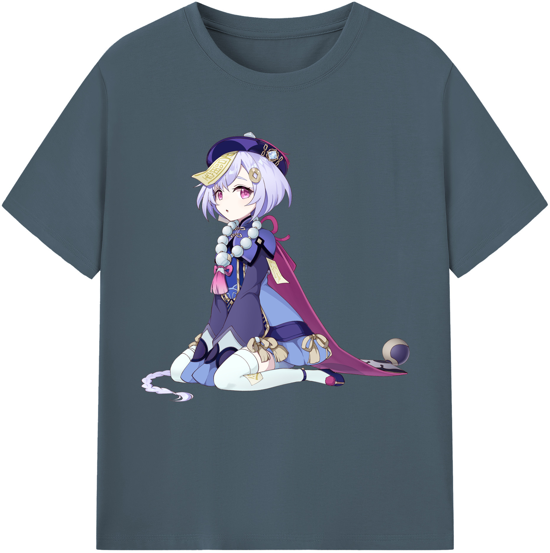 げんし神 七七 なな  genshin Nana 綿100％半袖Tシャツ（フロントプリント）